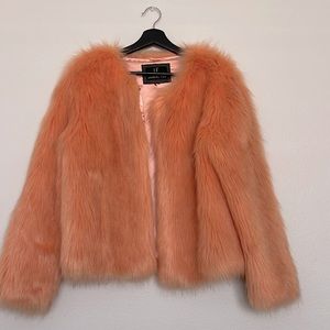 Unreal Fur pink coat